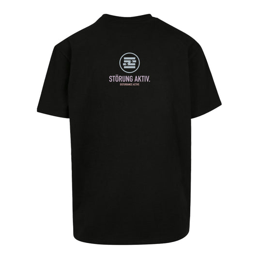 SVARTWEAR Unisex T-Shirt - „STÖRUNG AKTIV“ - 240 GSM HEAVYWEIGHT COTTON