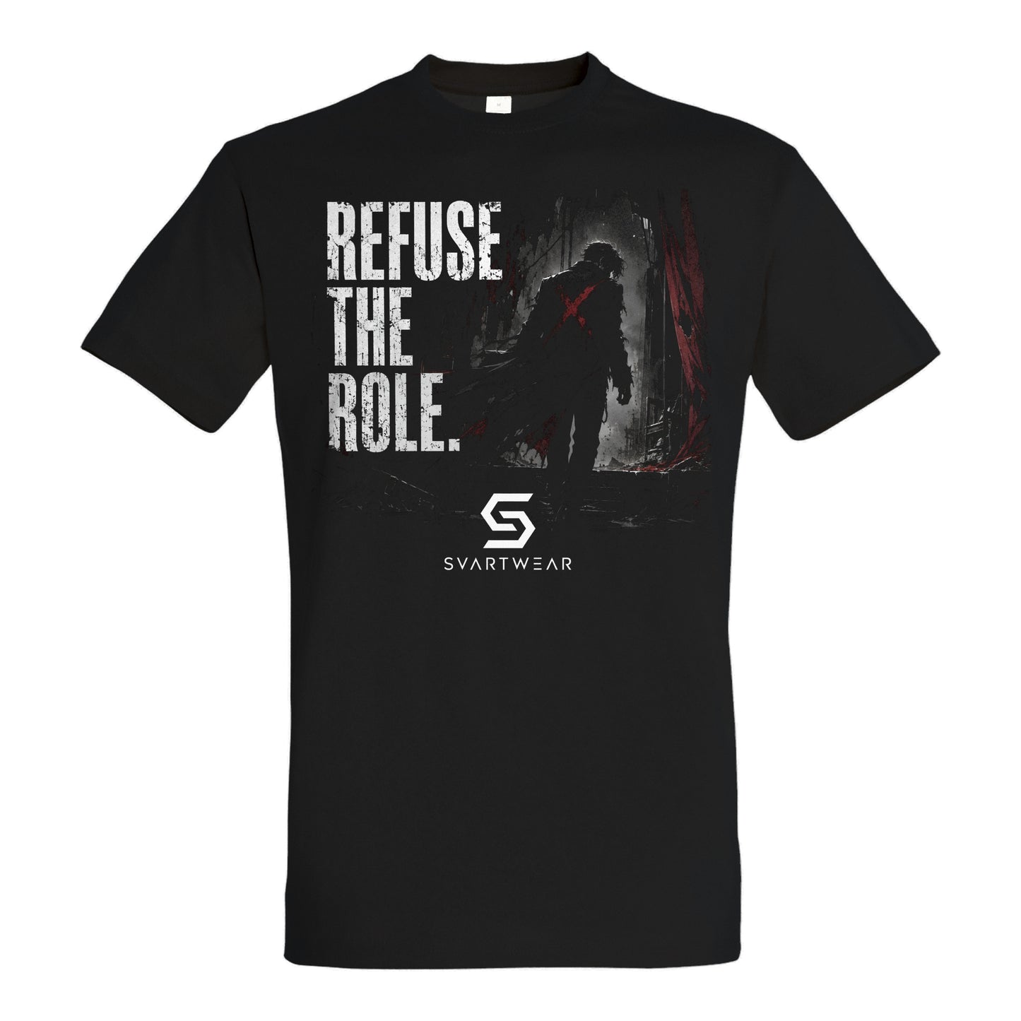 SVARTWEAR Statement Shirt „Refuse the Role.“
