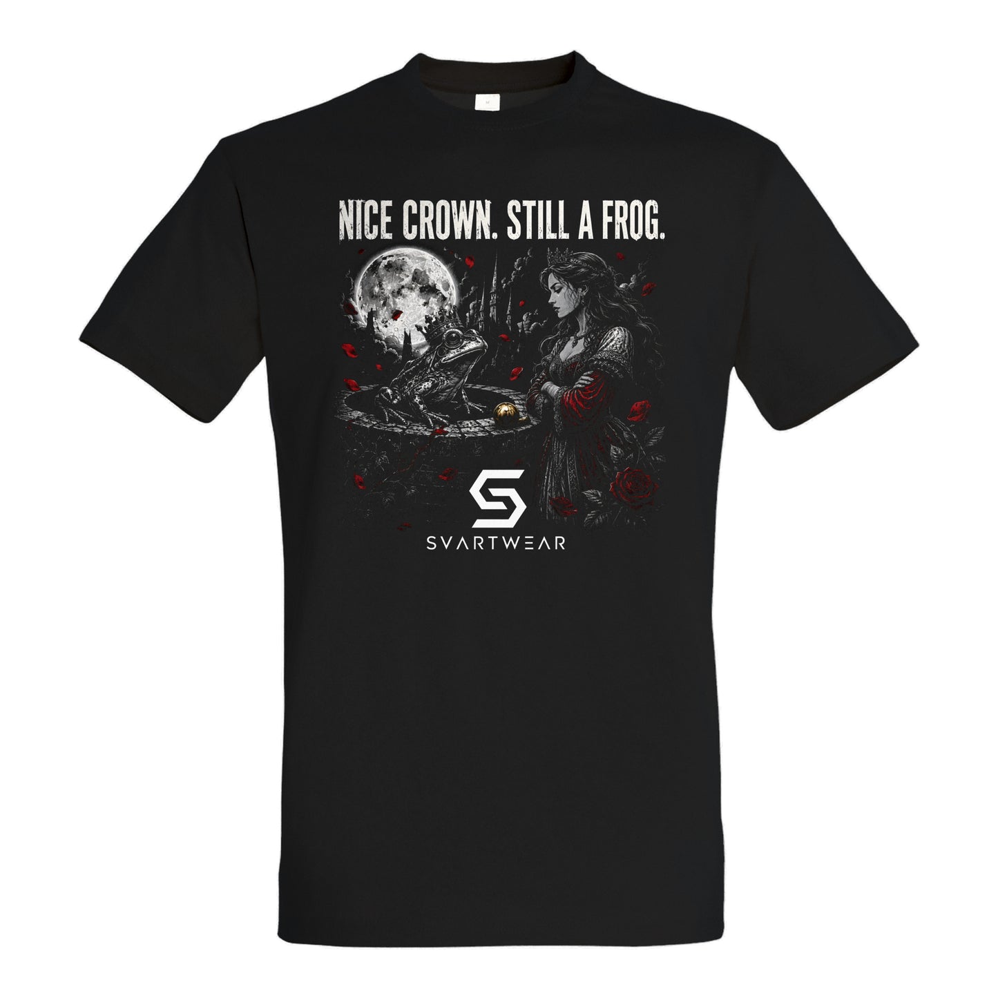 SVARTWEAR Shirt „Nice Crown. Still a Frog.“