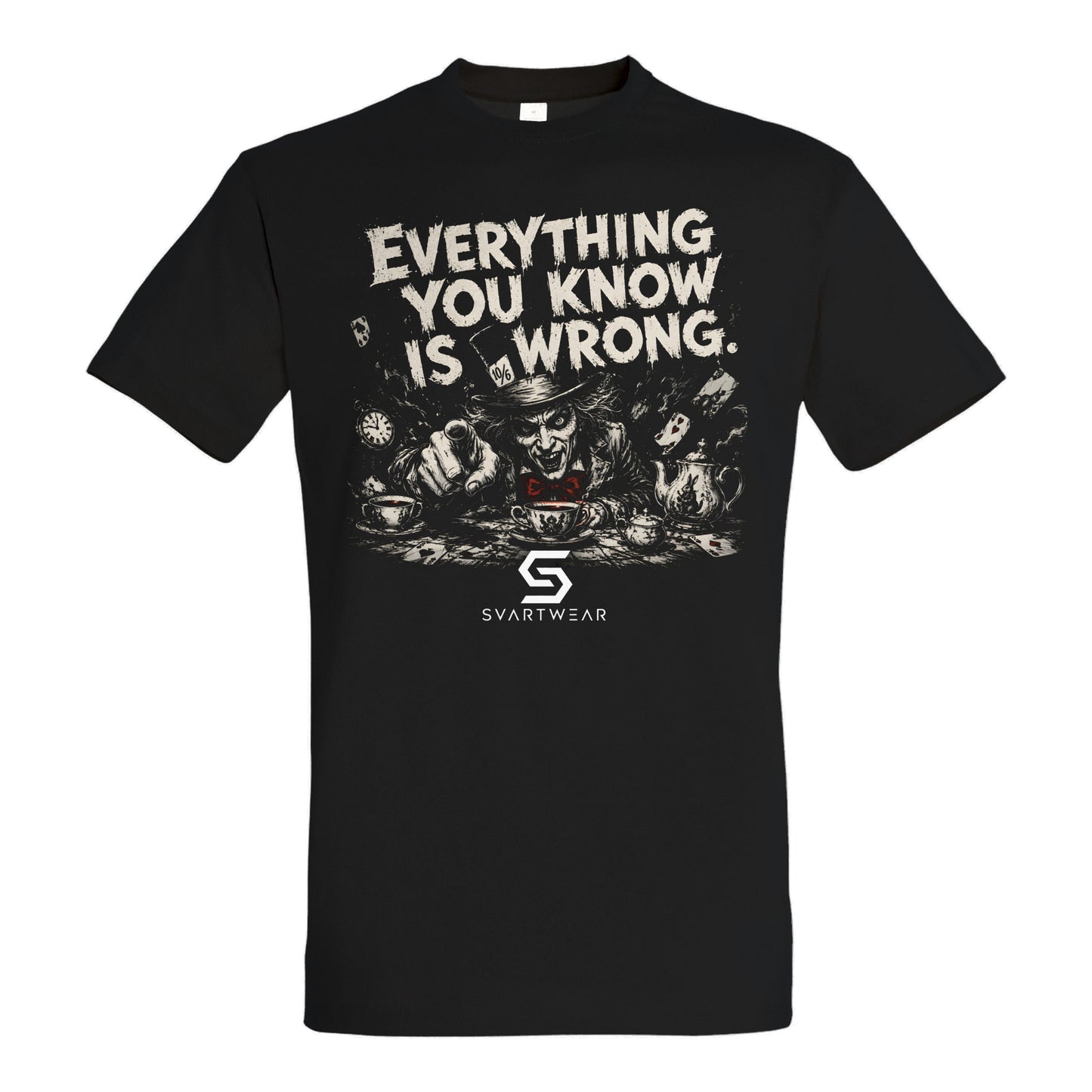 SVARTWEAR Dark Alice Shirt „Everything You Know Is Wrong.“