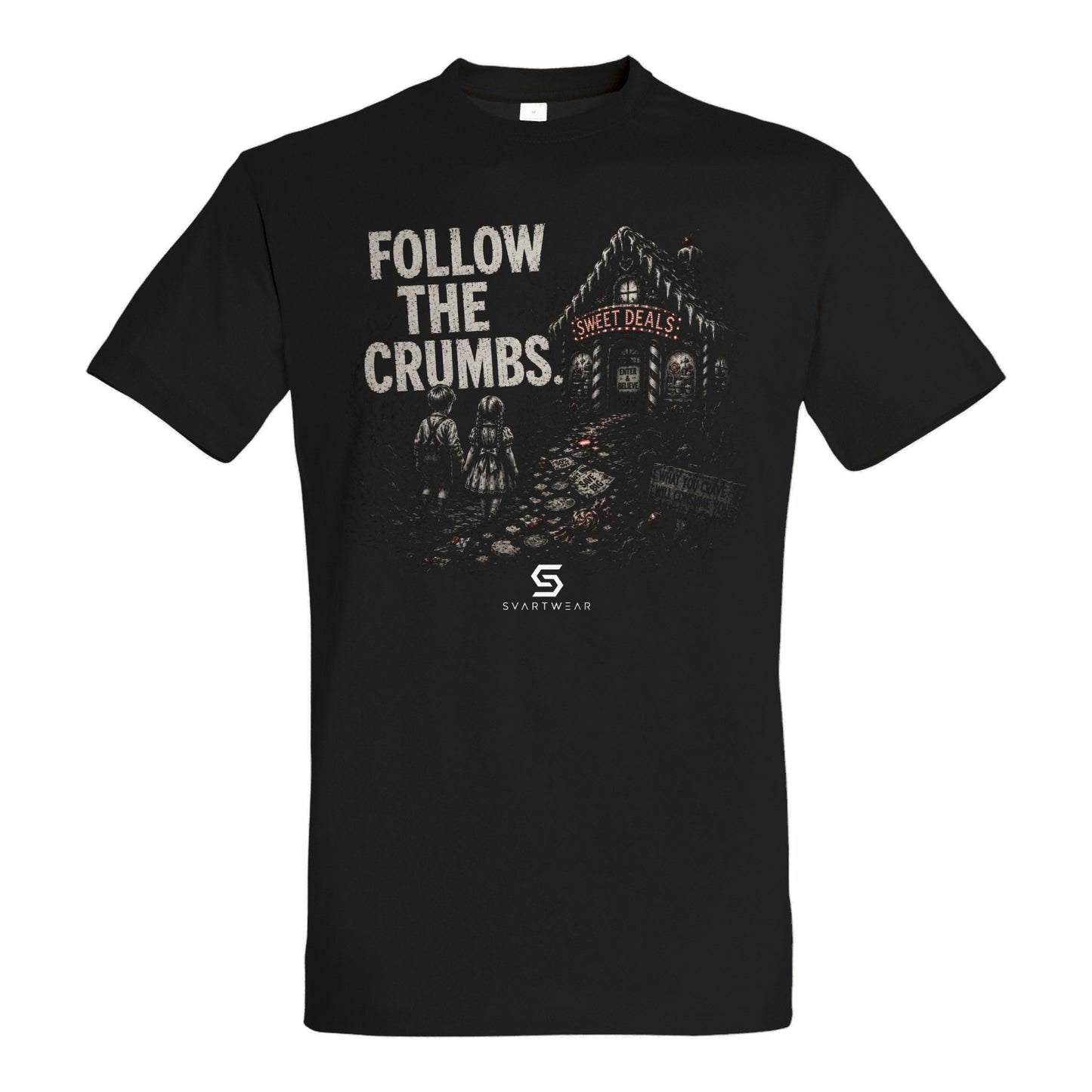 SVARTWEAR Dark Fairy Tales Shirt „Follow the Crumbs.“