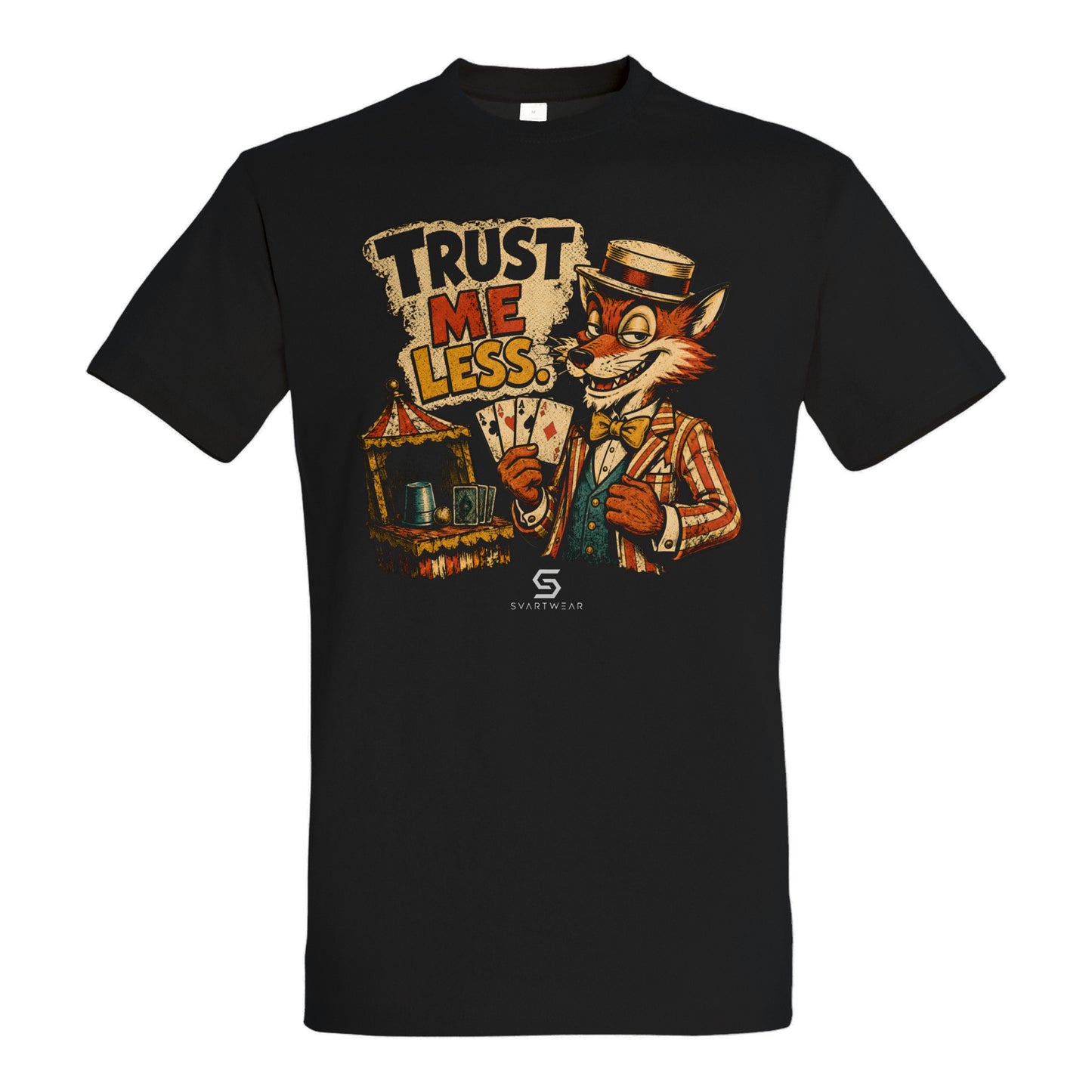 SVARTWEAR Bunte Biester Shirt „TRUST ME LESS.“