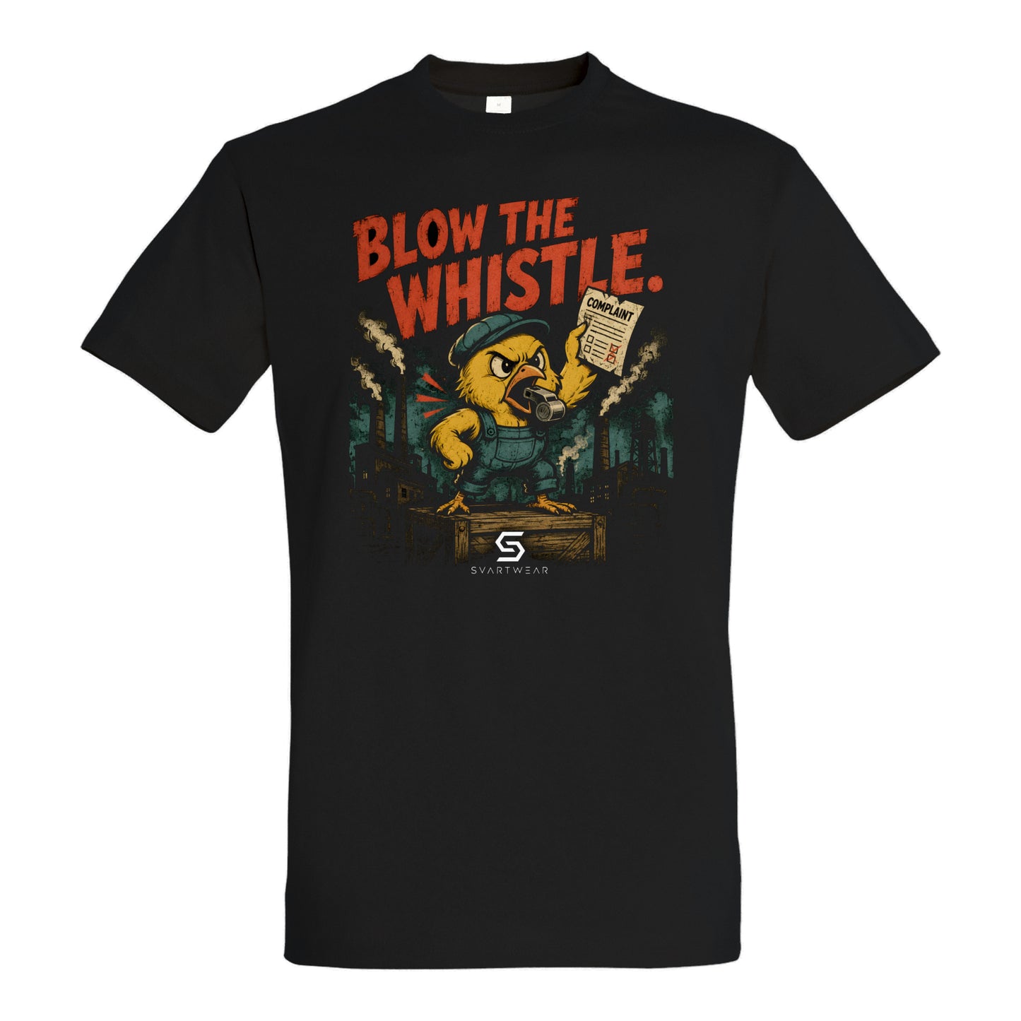 SVARTWEAR Bunte Biester Shirt „BLOW THE WHISTLE.“