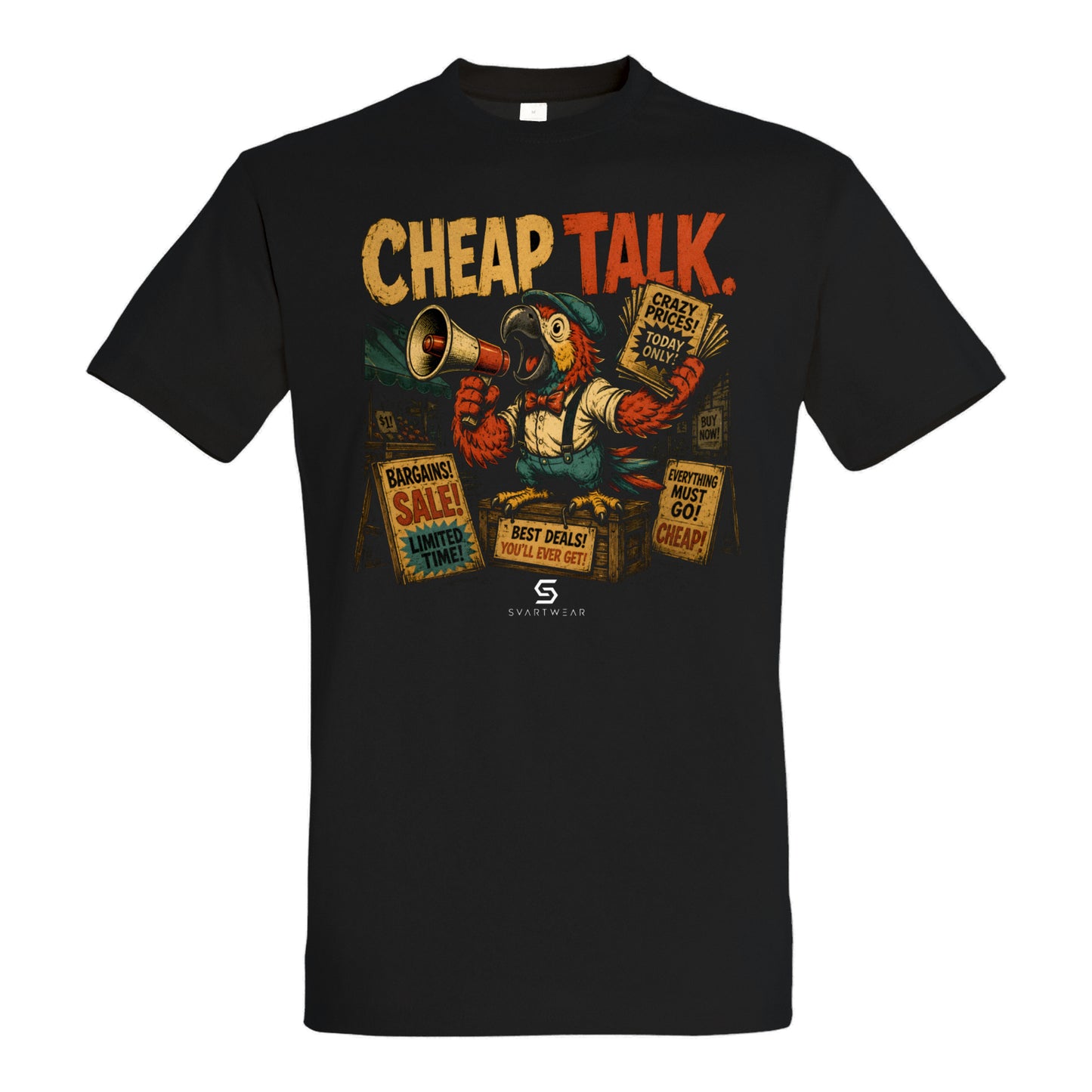 SVARTWEAR Bunte Biester Shirt „CHEAP TALK.“