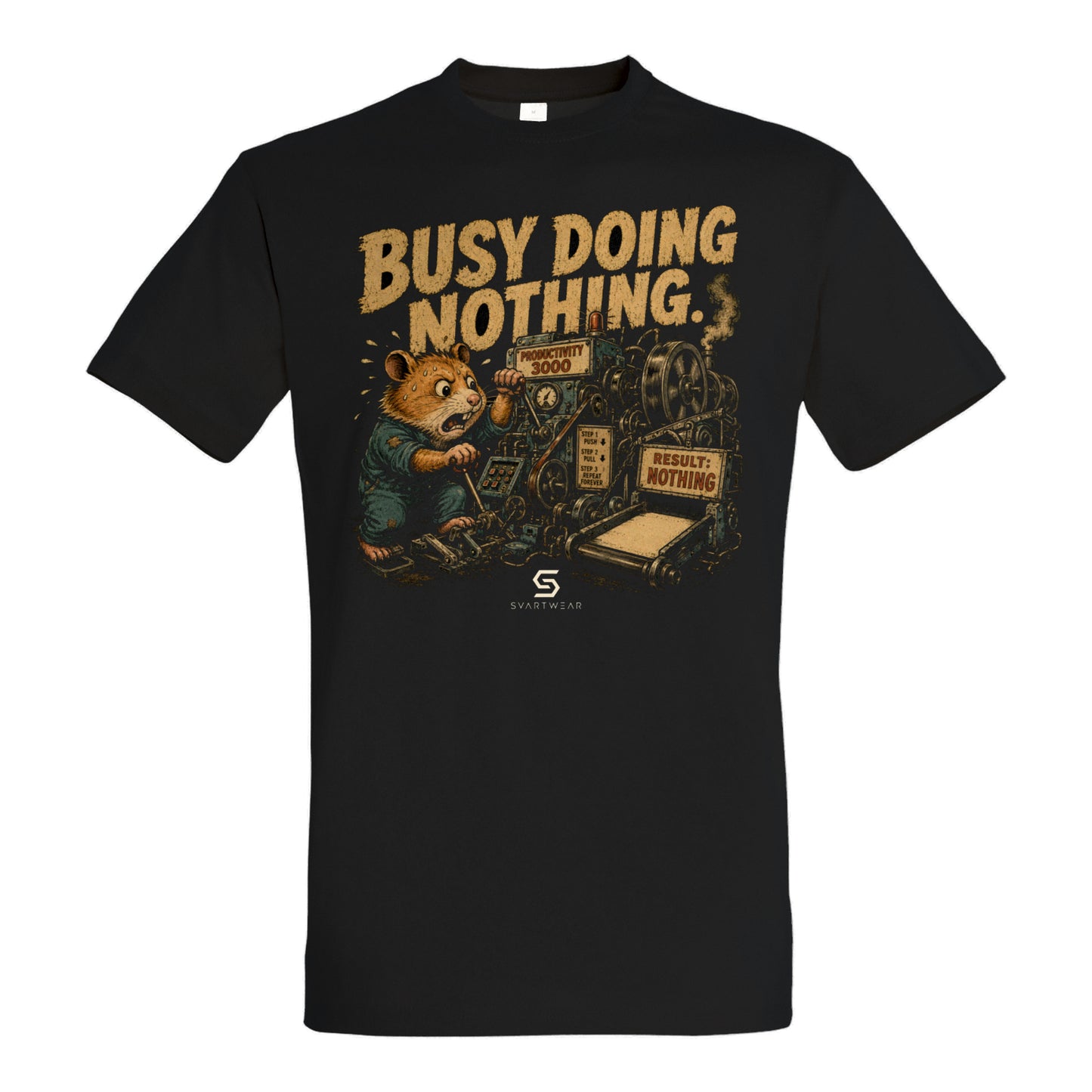 SVARTWEAR Bunte Biester Shirt „BUSY DOING NOTHING.“