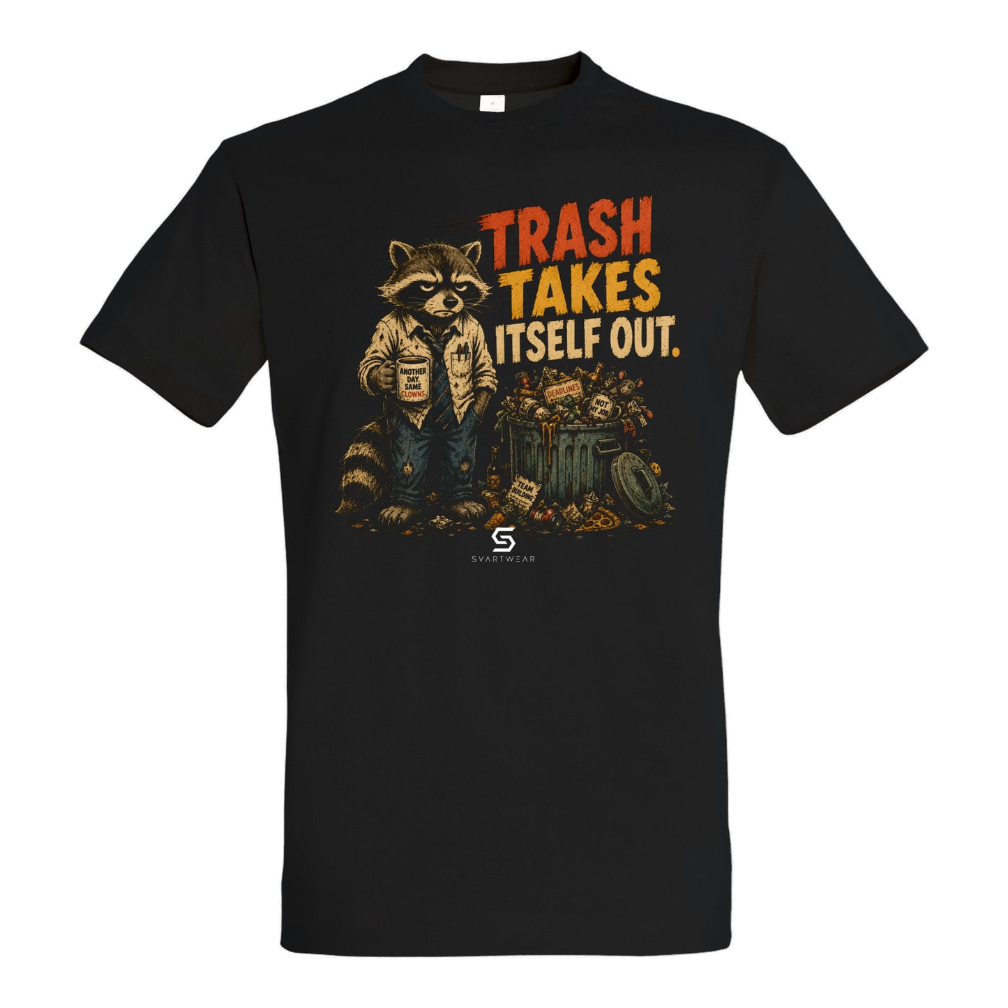 SVARTWEAR Bunte Biester Shirt „TRASH TAKES ITSELF OUT.“