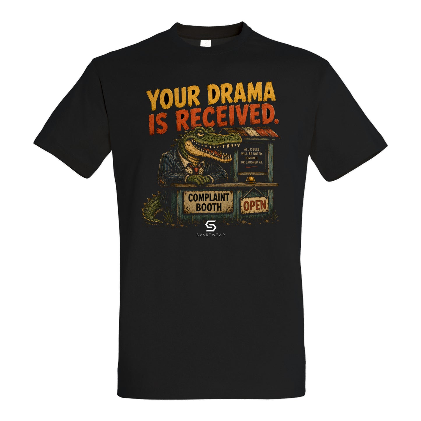 SVARTWEAR Bunte Biester Shirt „YOUR DRAMA IS RECEIVED.“