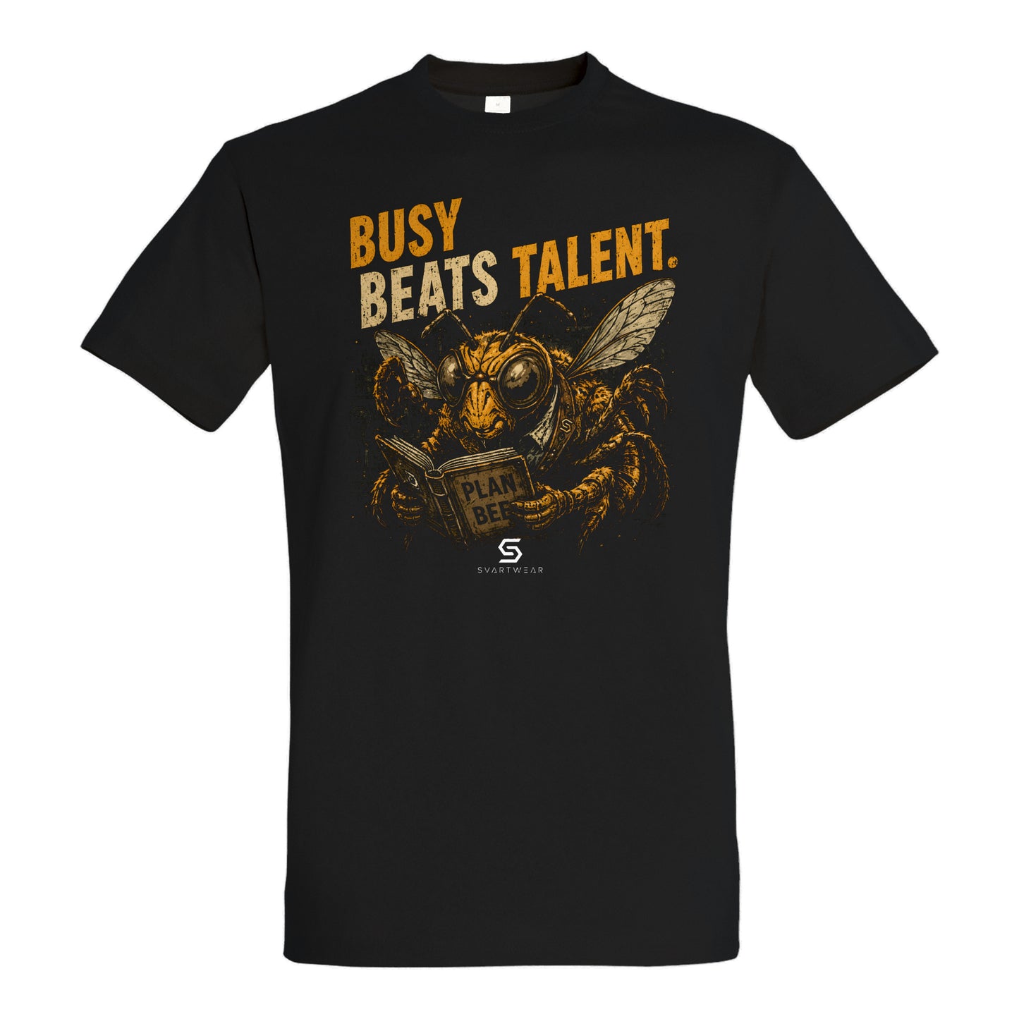 SVARTWEAR Statement Shirt „Busy Beats Talent.“