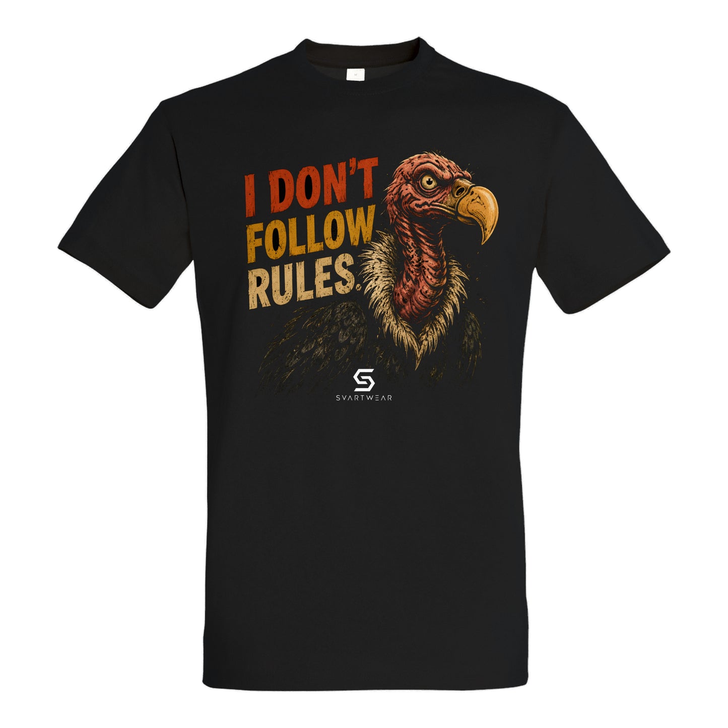SVARTWEAR Statement Shirt „I Don't Follow Rules.“