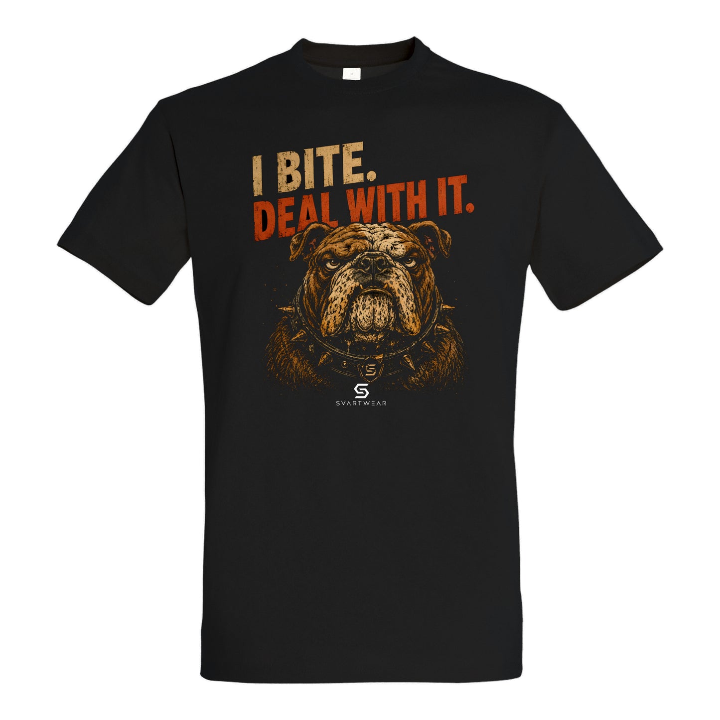 SVARTWEAR Statement Shirt „I Bite. Deal With It.“