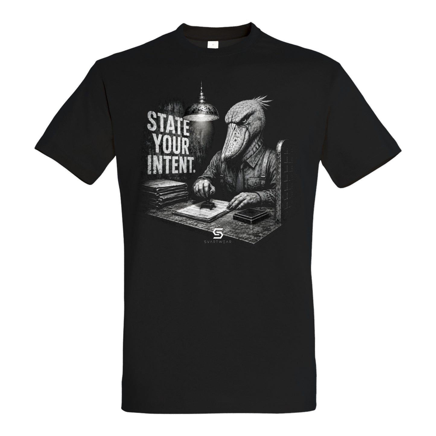 SVARTWEAR Statement Shirt „State Your Intent.“