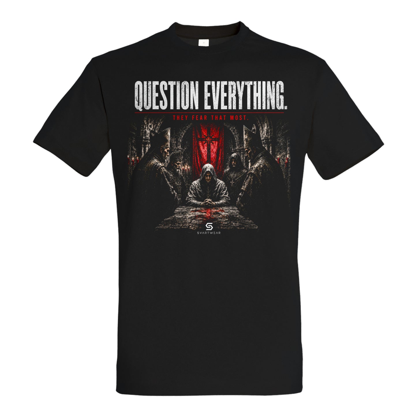 SVARTWEAR Statement Shirt „Question Everything.“