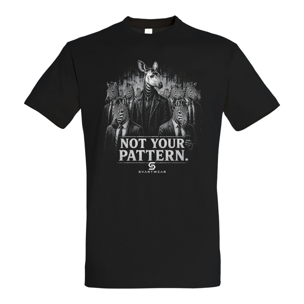 SVARTWEAR Dunkle Biester Shirt „Not Your Pattern.“