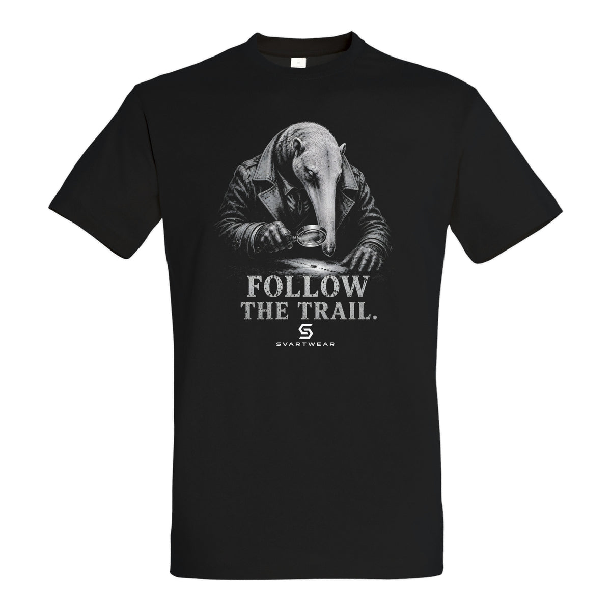 SVARTWEAR Dunkle Biester Shirt „Follow the Trail.“