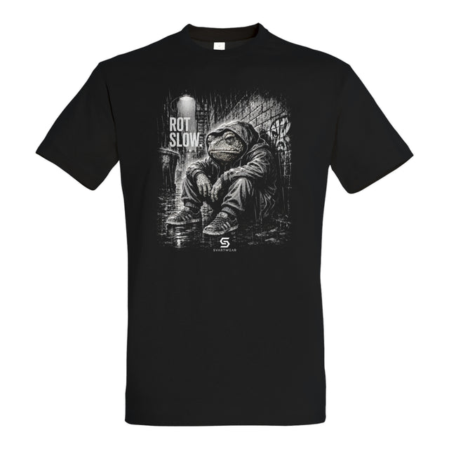 SVARTWEAR Dunkle Biester Shirt „Rot Slow.“