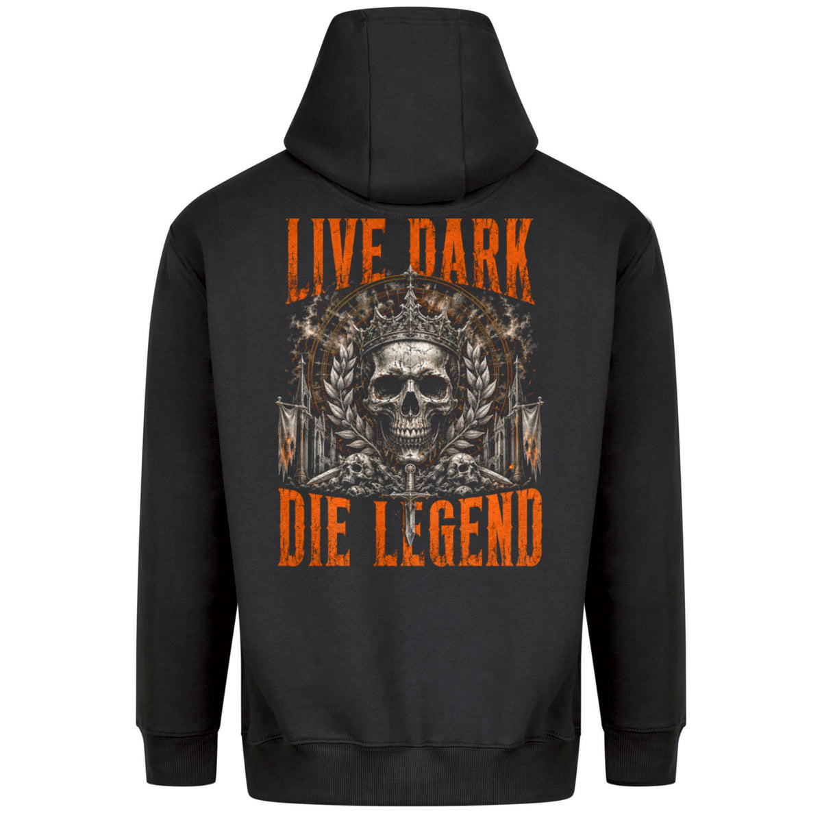 Memento Mori – Live Dark. Die Legend. | Heavyweight Hoodie
