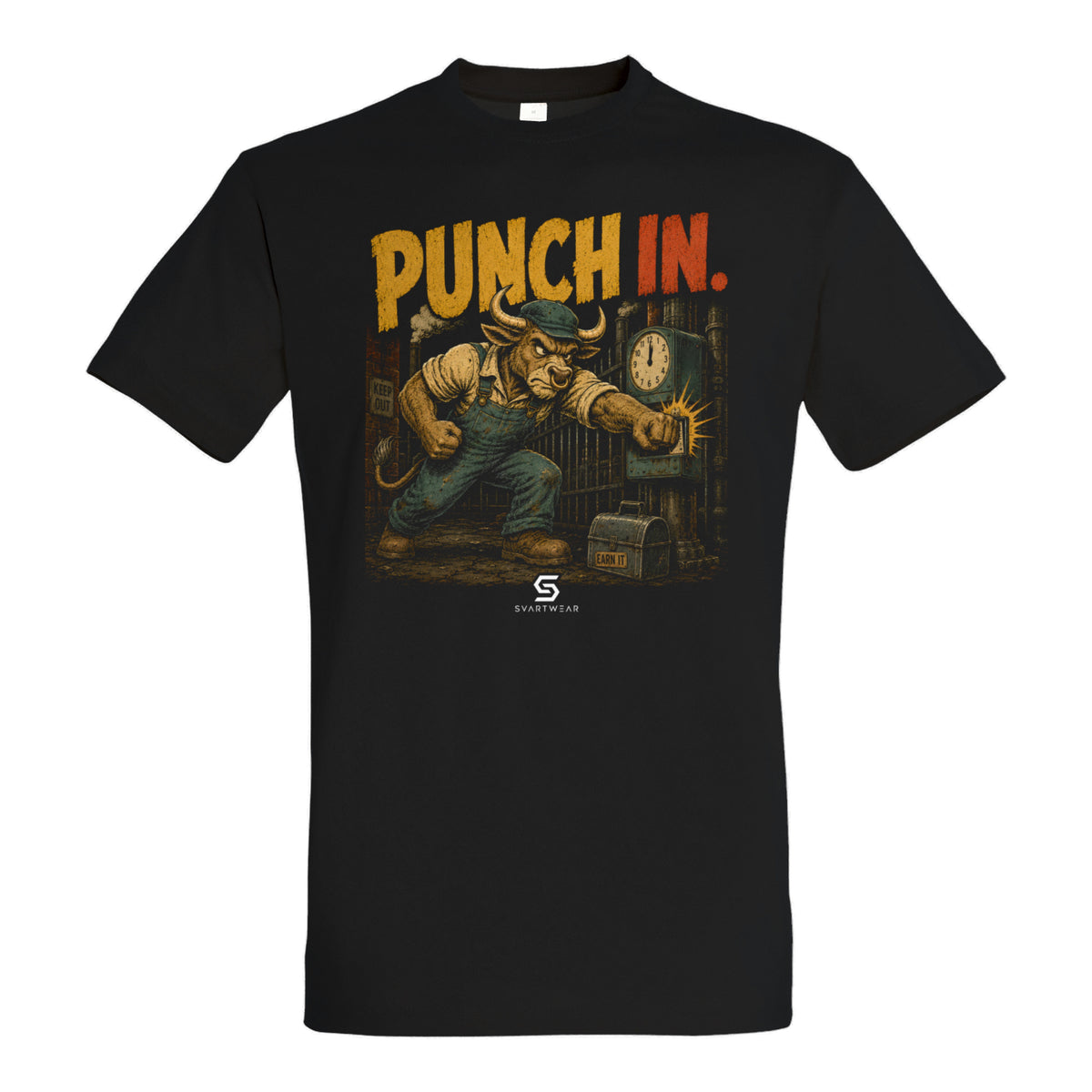 SVARTWEAR Bunte Biester Shirt „PUNCH IN.“