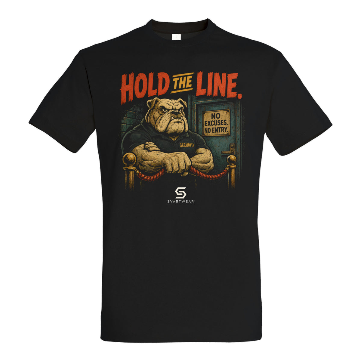 SVARTWEAR Bunte Biester Shirt „HOLD THE LINE.“