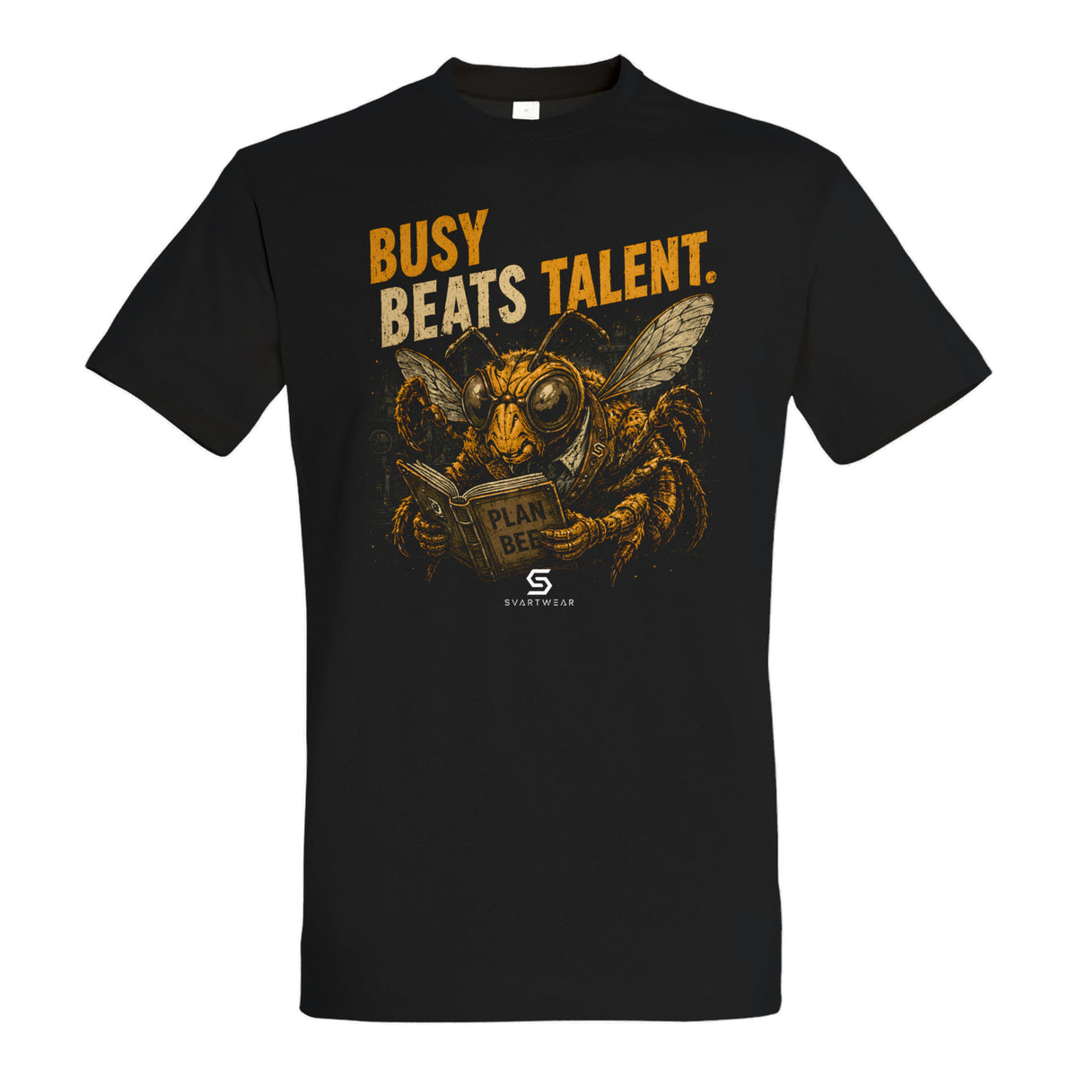 SVARTWEAR Statement Shirt „Busy Beats Talent.“