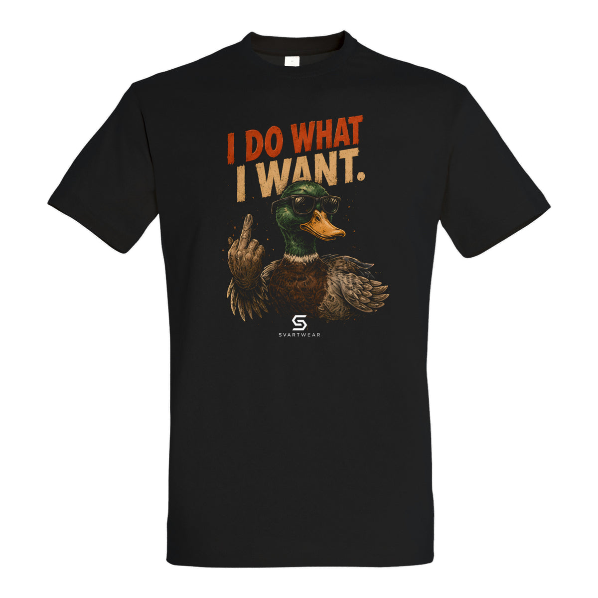 SVARTWEAR Statement Shirt „I DO WHAT I WANT.“