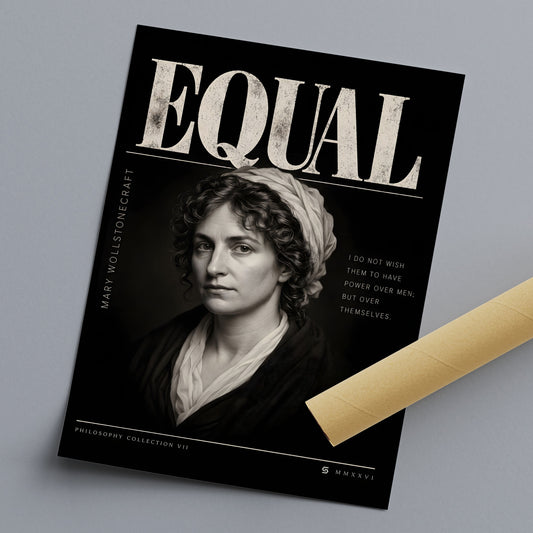 Poster Mary Wollstonecraft, Equal, als Druck gezeigt