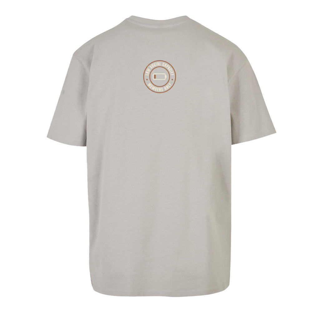 SVARTWEAR Unisex T-Shirt - „LOW BATTERY“ - 240 GSM HEAVYWEIGHT COTTON