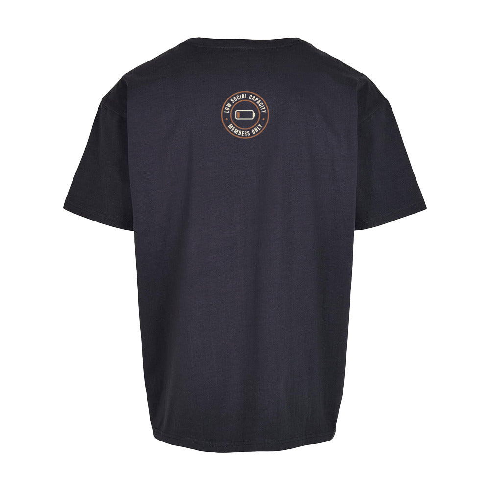 SVARTWEAR Unisex T-Shirt - „LOW BATTERY“ - 240 GSM HEAVYWEIGHT COTTON