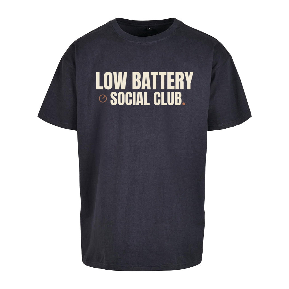 SVARTWEAR Unisex T-Shirt - „LOW BATTERY“ - 240 GSM HEAVYWEIGHT COTTON