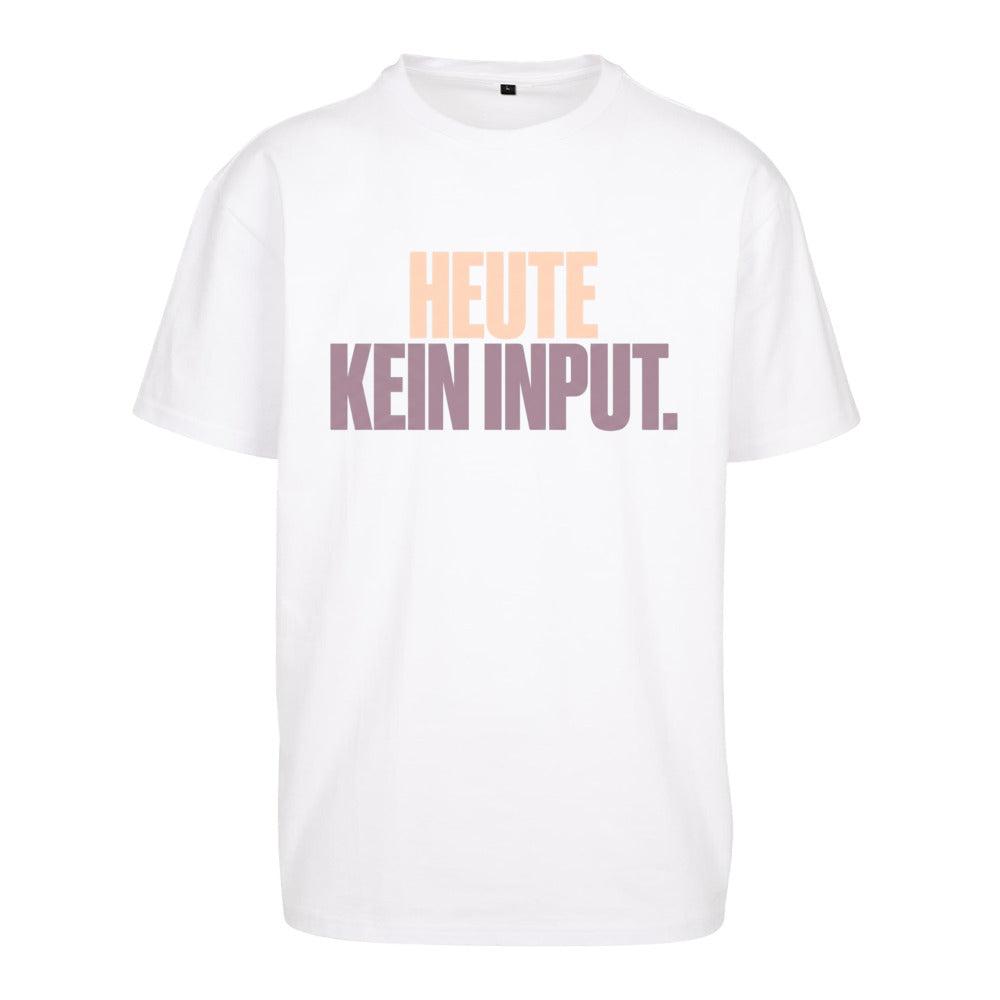 SVARTWEAR Unisex T-Shirt - „KEIN INPUT“ - 240 GSM HEAVYWEIGHT COTTON