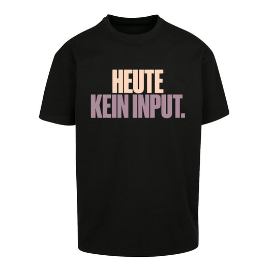 SVARTWEAR Unisex T-Shirt - „KEIN INPUT“ - 240 GSM HEAVYWEIGHT COTTON