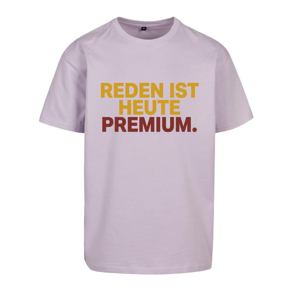 SVARTWEAR Unisex T-Shirt - „REDEN IST PREMIUM“ - 240 GSM HEAVYWEIGHT COTTON