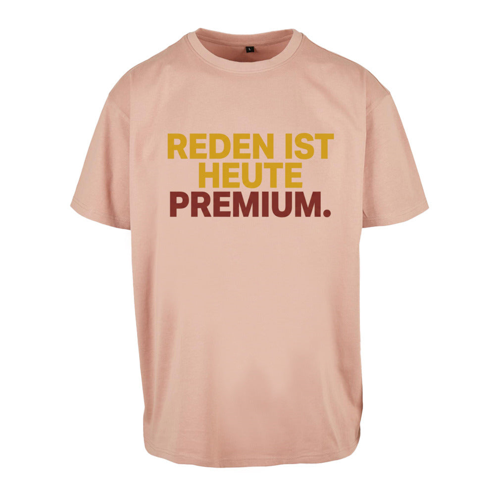 SVARTWEAR Unisex T-Shirt - „REDEN IST PREMIUM“ - 240 GSM HEAVYWEIGHT COTTON
