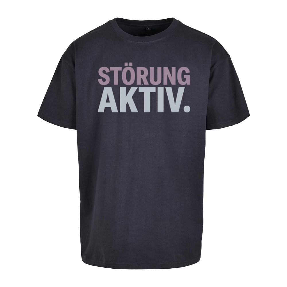 SVARTWEAR Unisex T-Shirt - „STÖRUNG AKTIV“ - 240 GSM HEAVYWEIGHT COTTON