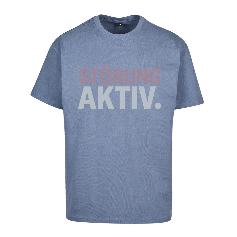 SVARTWEAR Unisex T-Shirt - „STÖRUNG AKTIV“ - 240 GSM HEAVYWEIGHT COTTON