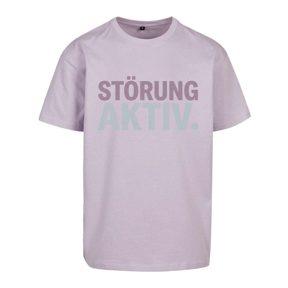 SVARTWEAR Unisex T-Shirt - „STÖRUNG AKTIV“ - 240 GSM HEAVYWEIGHT COTTON