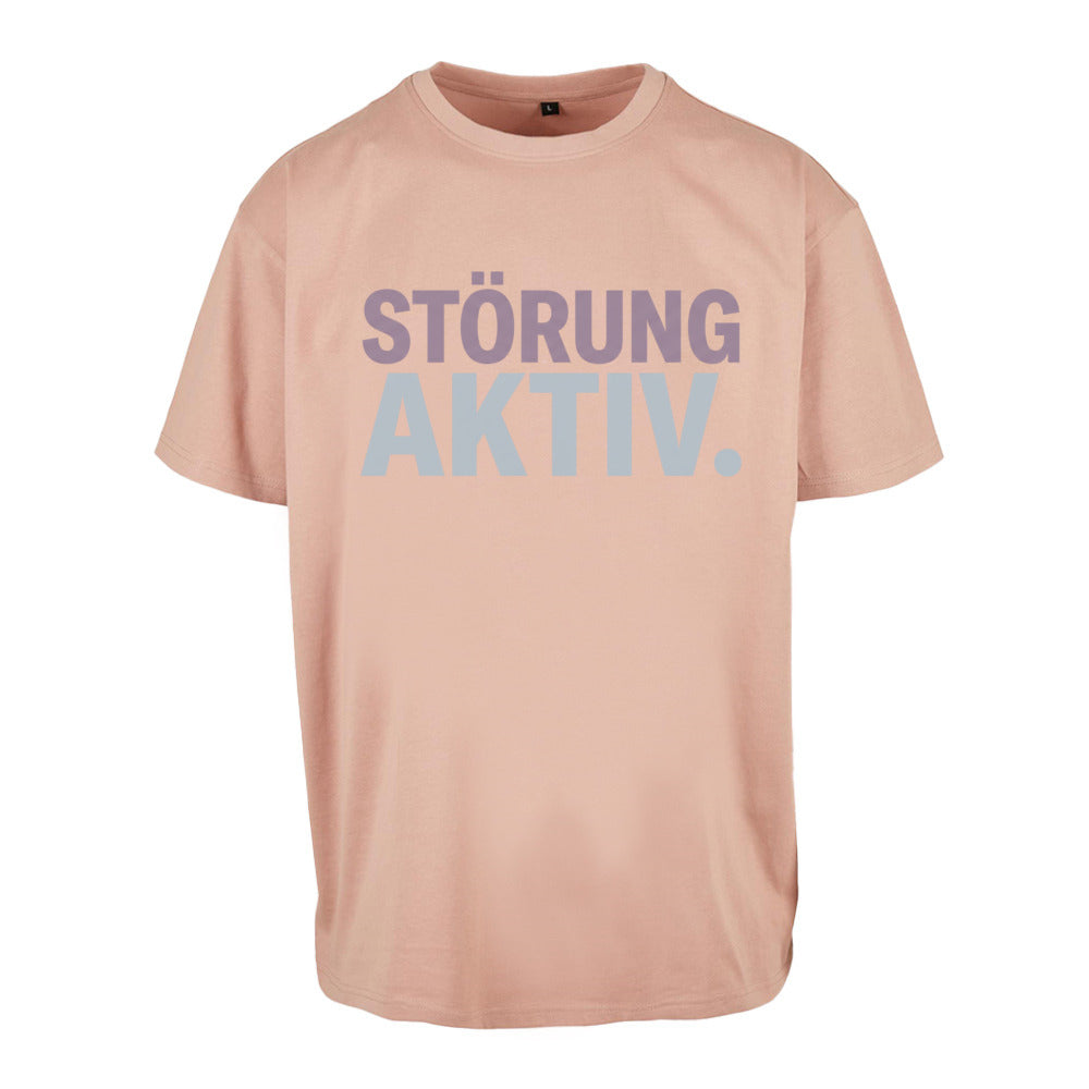 SVARTWEAR Unisex T-Shirt - „STÖRUNG AKTIV“ - 240 GSM HEAVYWEIGHT COTTON