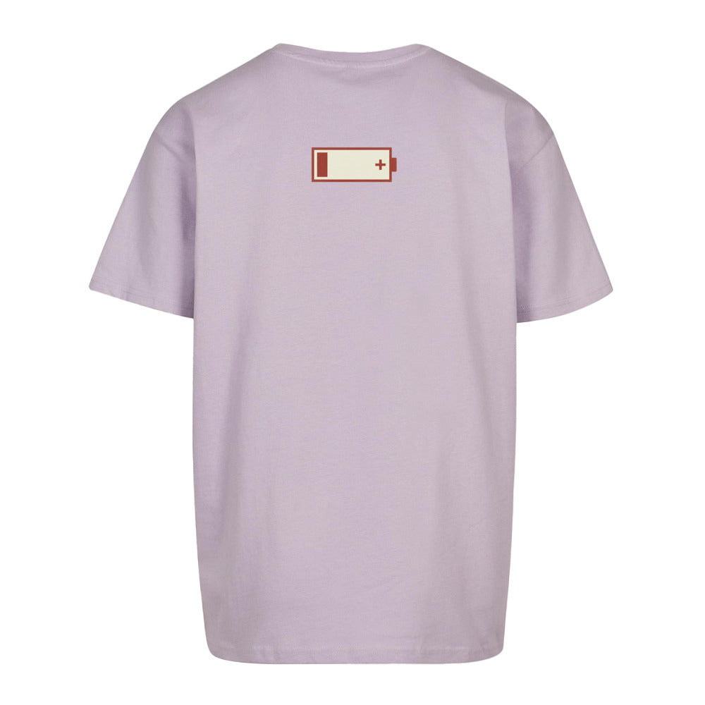 SVARTWEAR Unisex T-Shirt - „AKKU LEER“ - 240 GSM HEAVYWEIGHT COTTON
