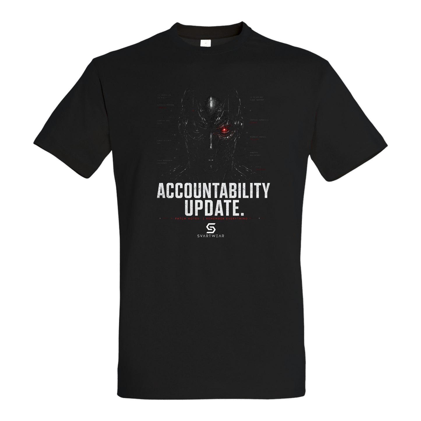 SVARTWEAR Statement Shirt „Accountability Update.“