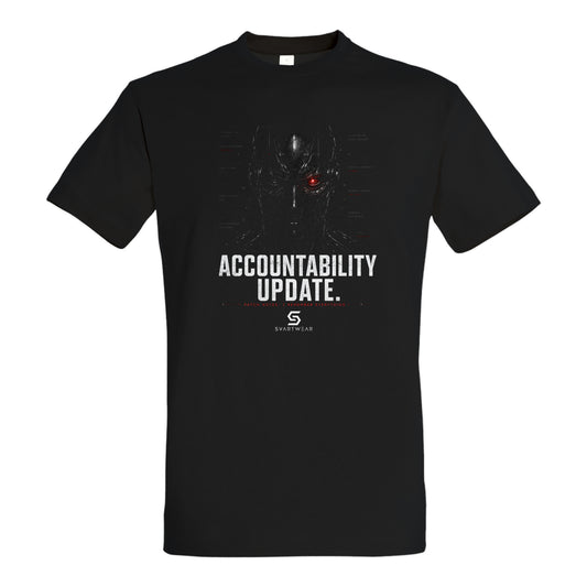 SVARTWEAR Statement Shirt „Accountability Update.“