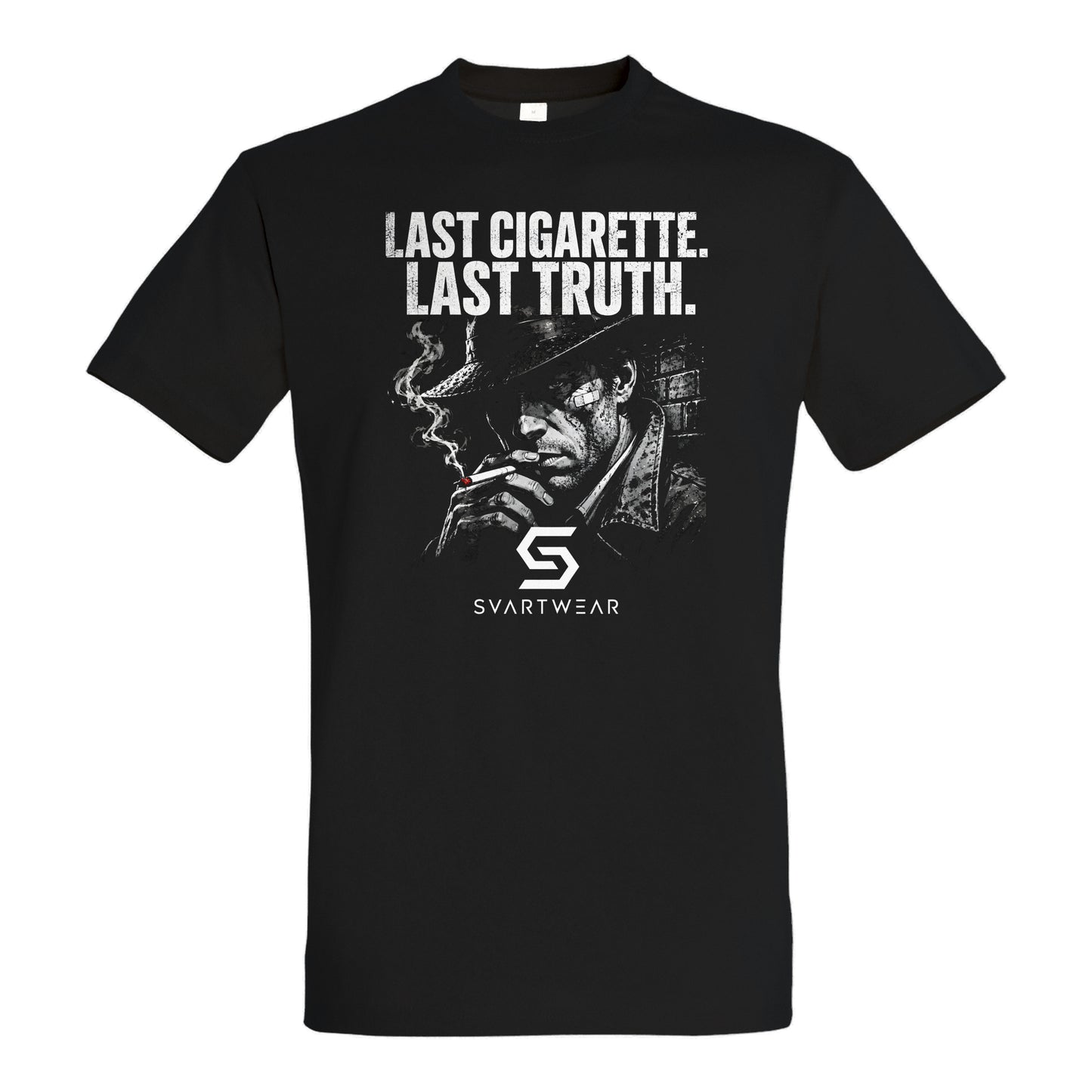 SVARTWEAR Statement Shirt „Last Cigarette. Last Truth.“