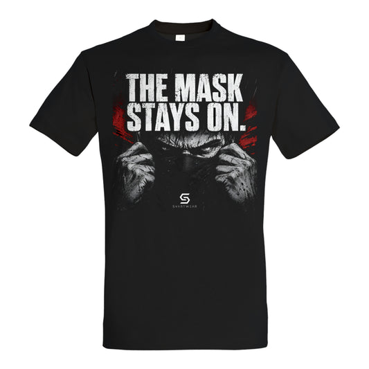 SVARTWEAR Statement Shirt „The Mask Stays On.“
