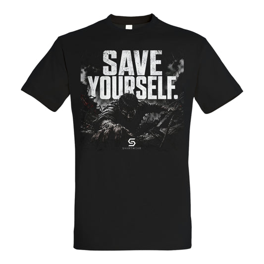SVARTWEAR Statement Shirt „Save Yourself.“