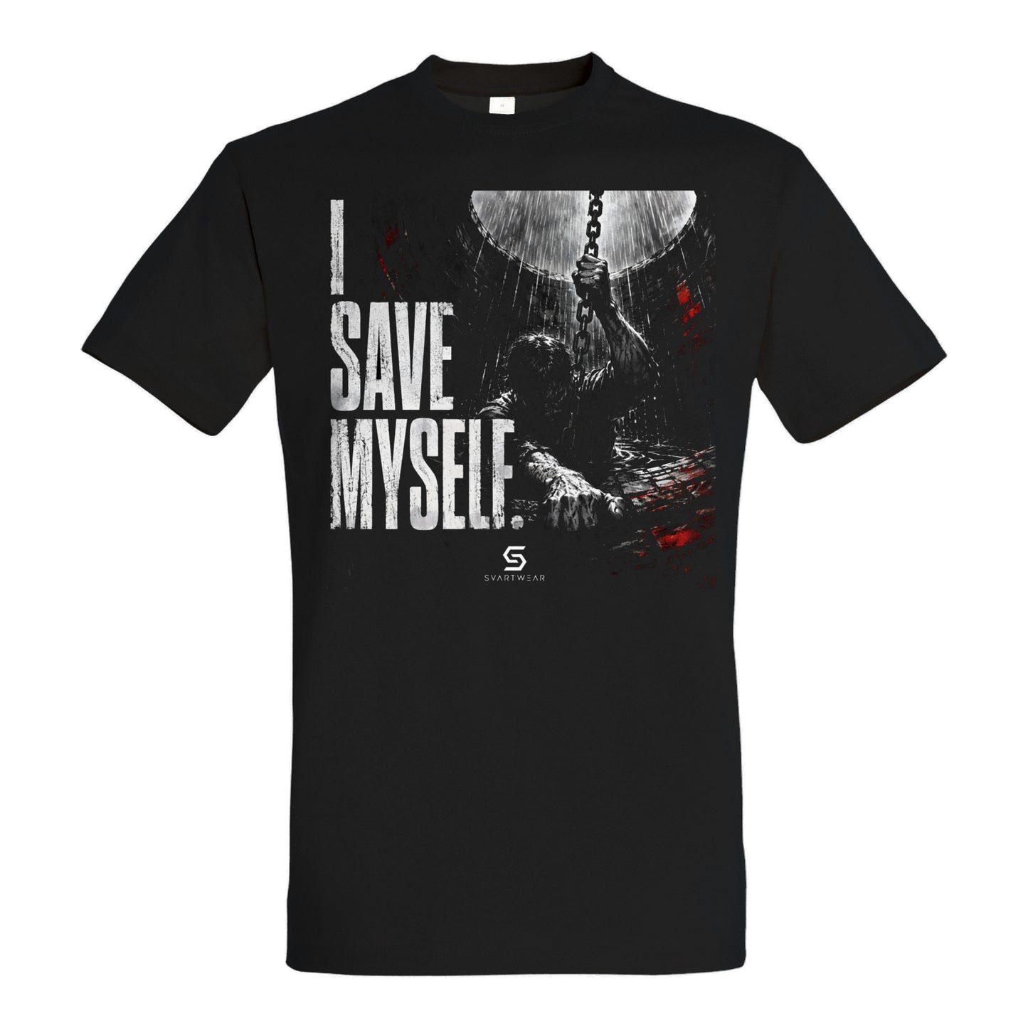 SVARTWEAR Statement Shirt „I Save Myself.“