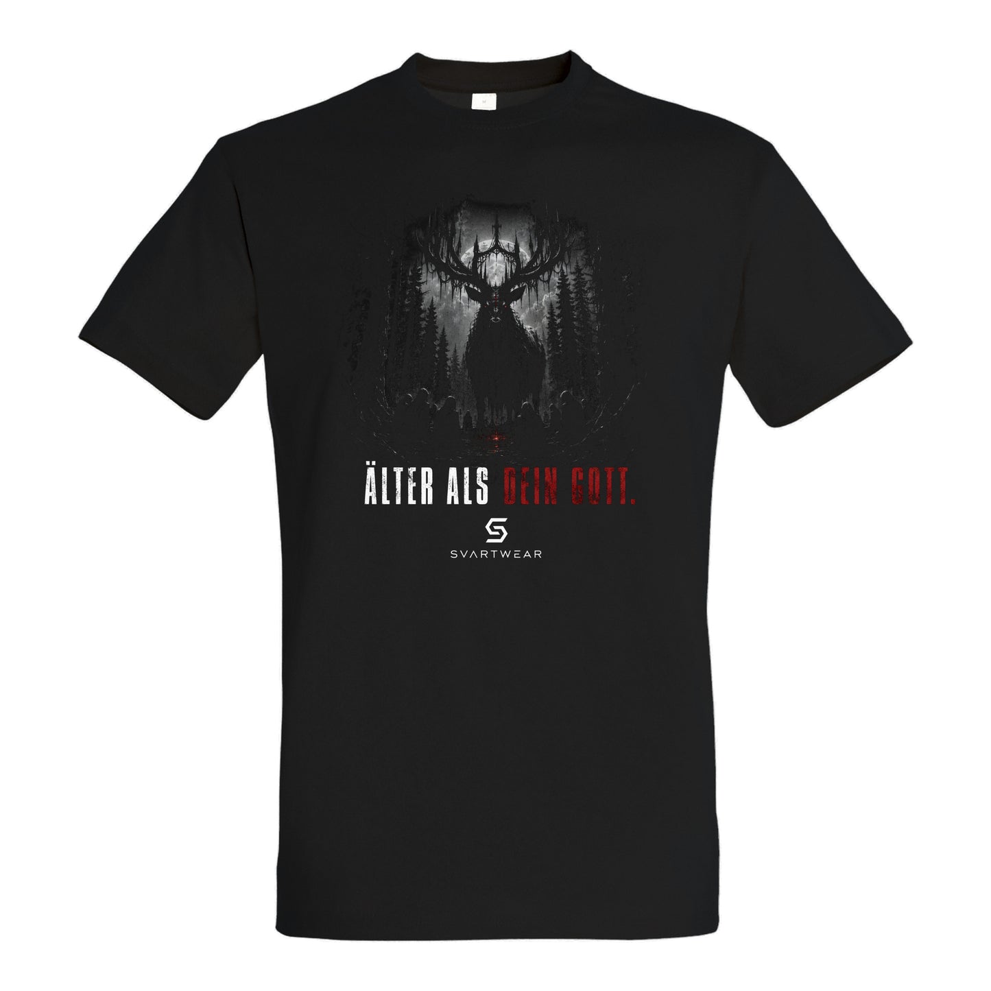 SVARTWEAR Statement Shirt „Älter als dein Gott.“