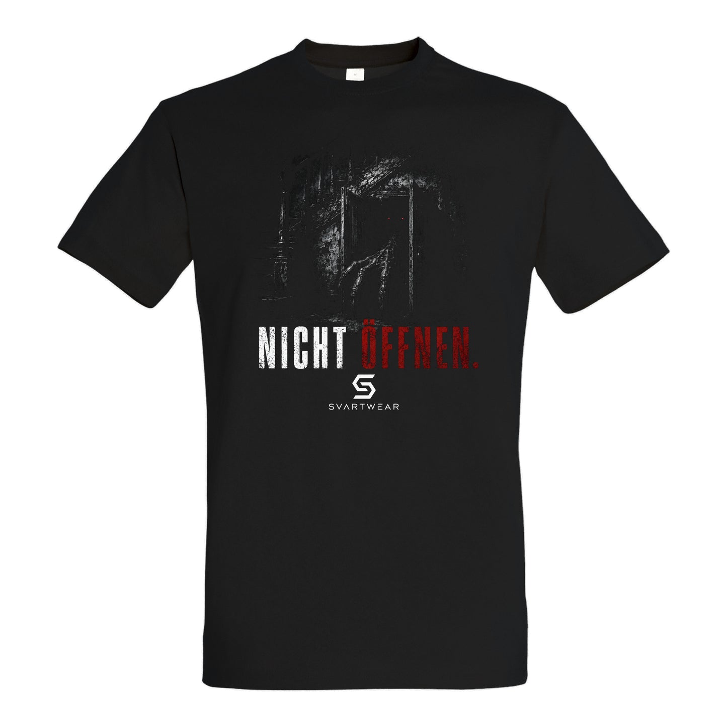 SVARTWEAR Shirt „Nicht öffnen.“