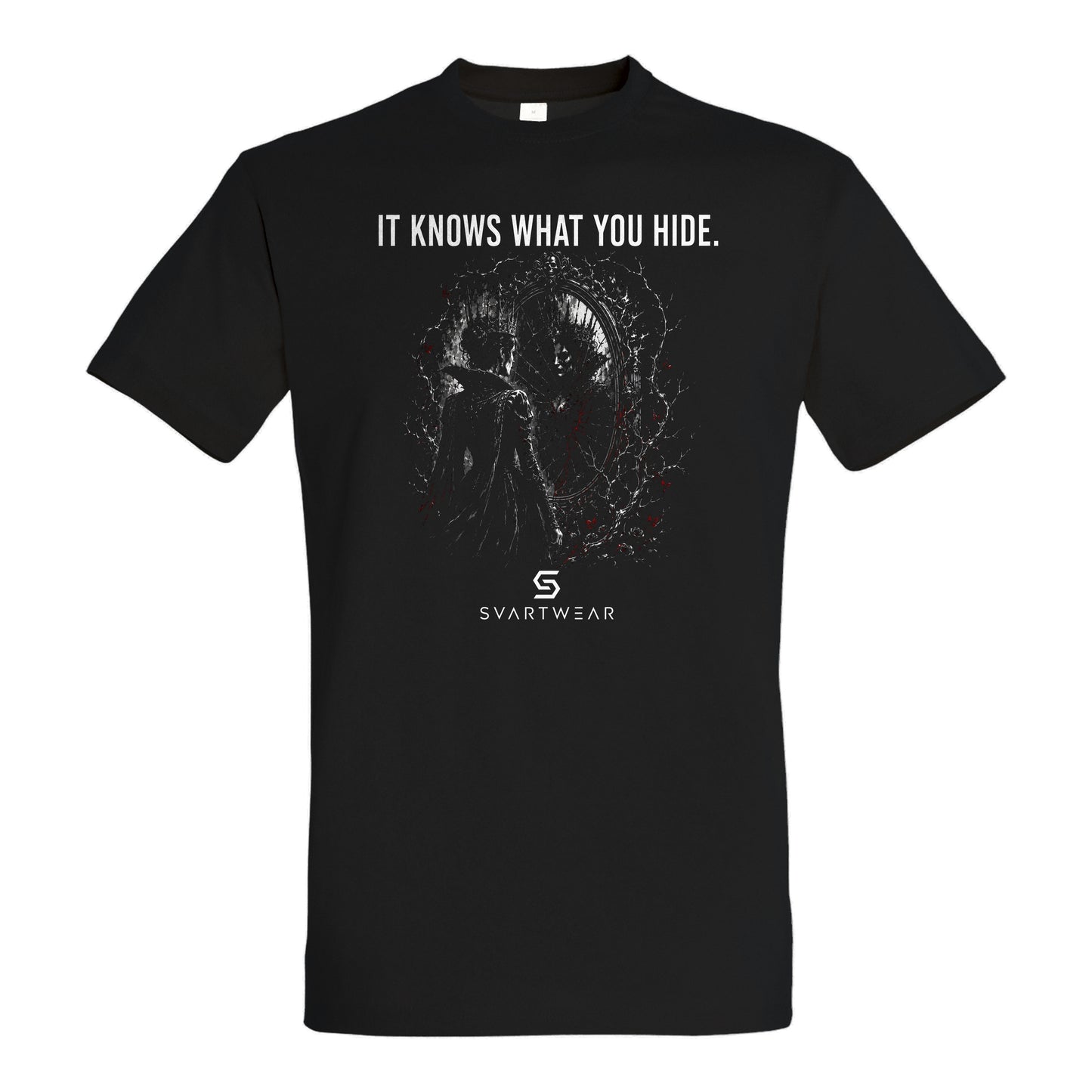 SVARTWEAR Shirt „It Knows What You Hide.“