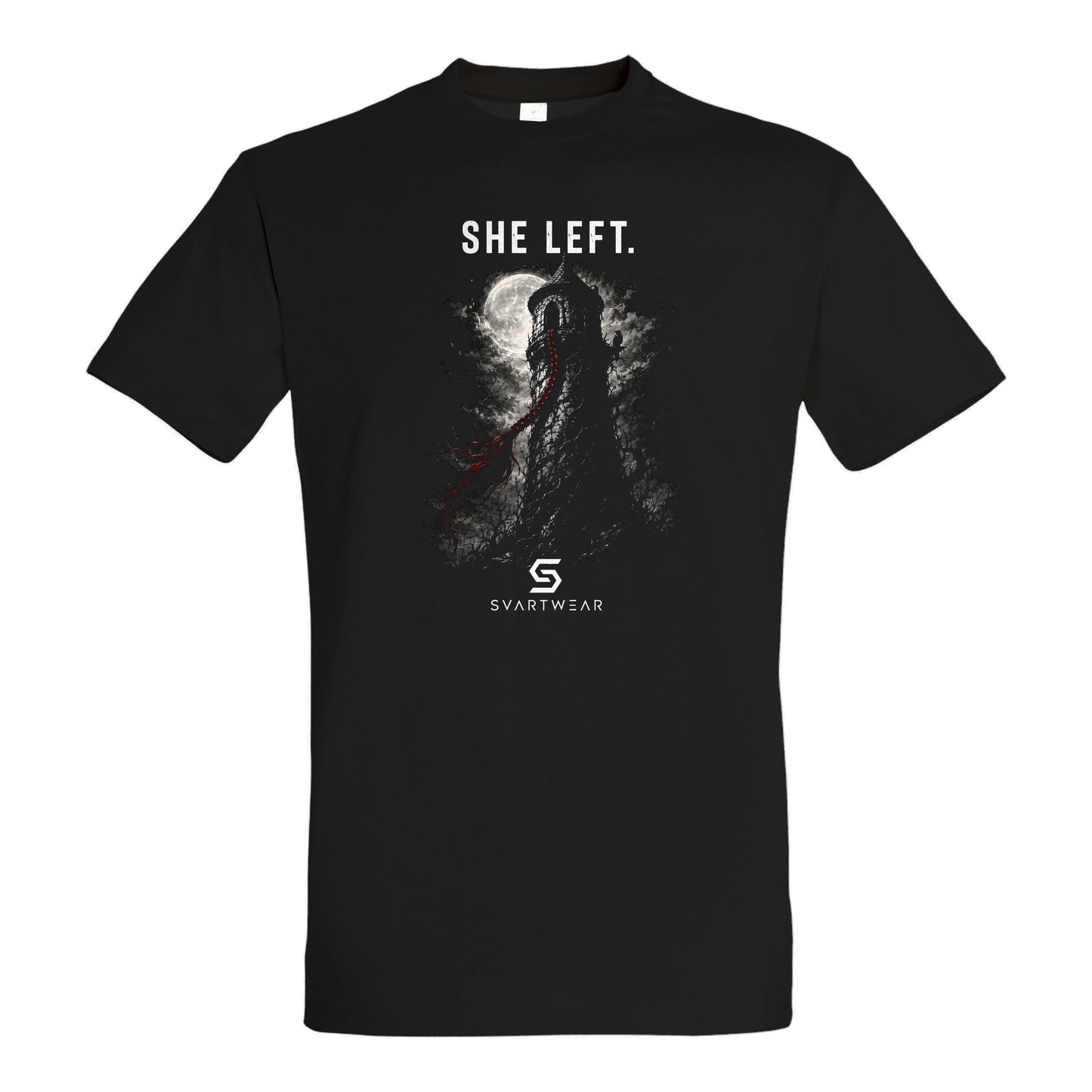 SVARTWEAR Shirt „She Left.“