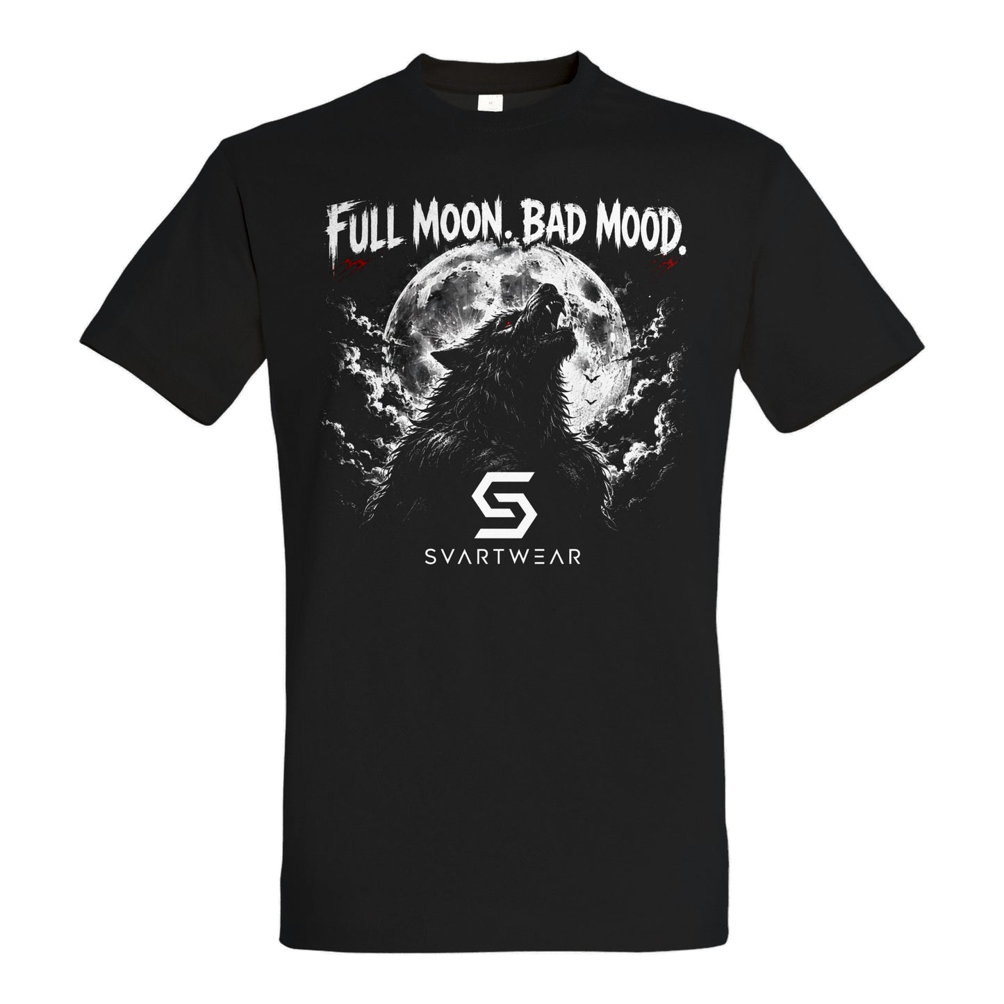 SVARTWEAR Shirt „Full Moon. Bad Mood.“