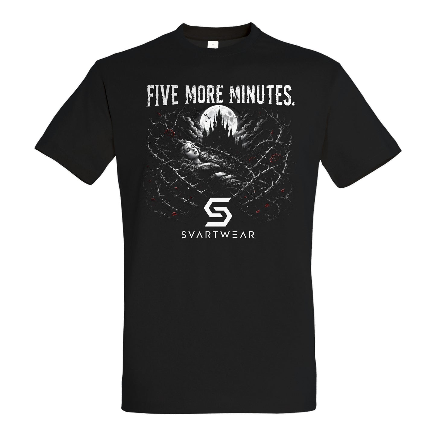 SVARTWEAR Shirt „Five More Minutes.“