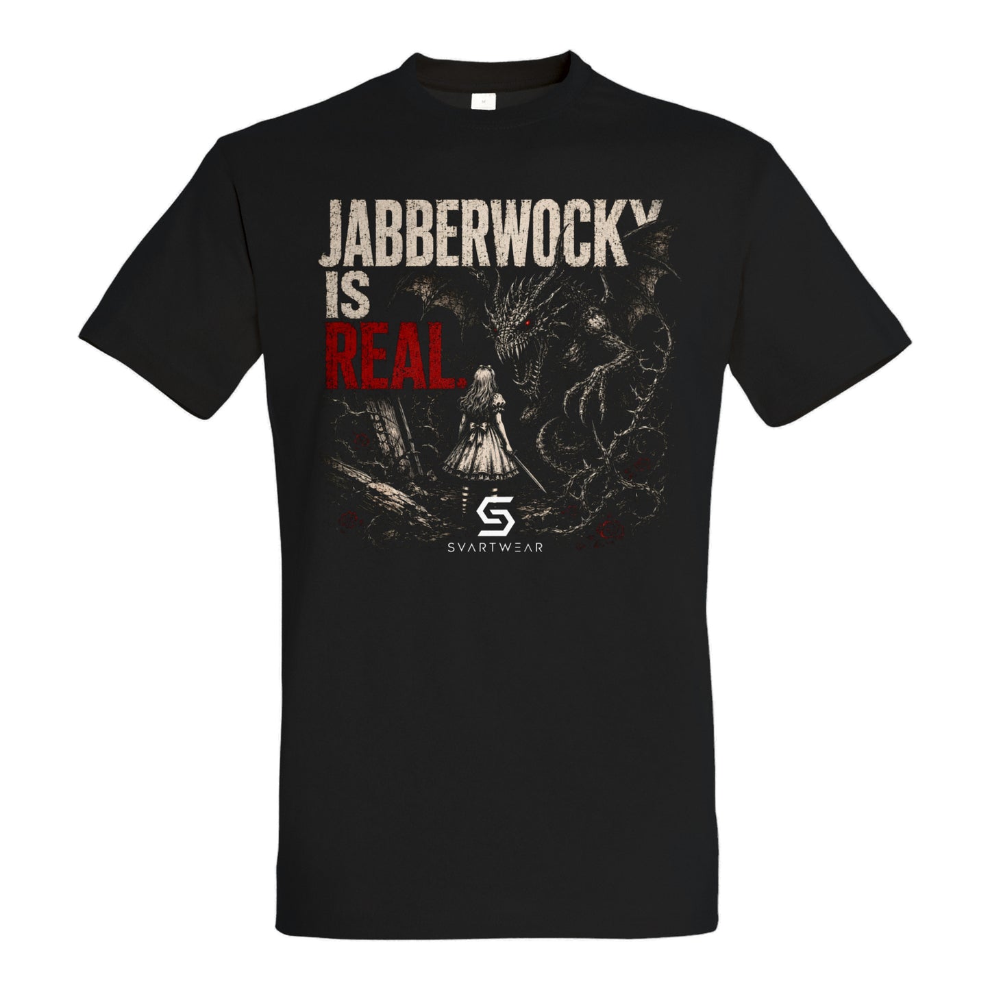 SVARTWEAR Shirt „Jabberwocky Is Real.“